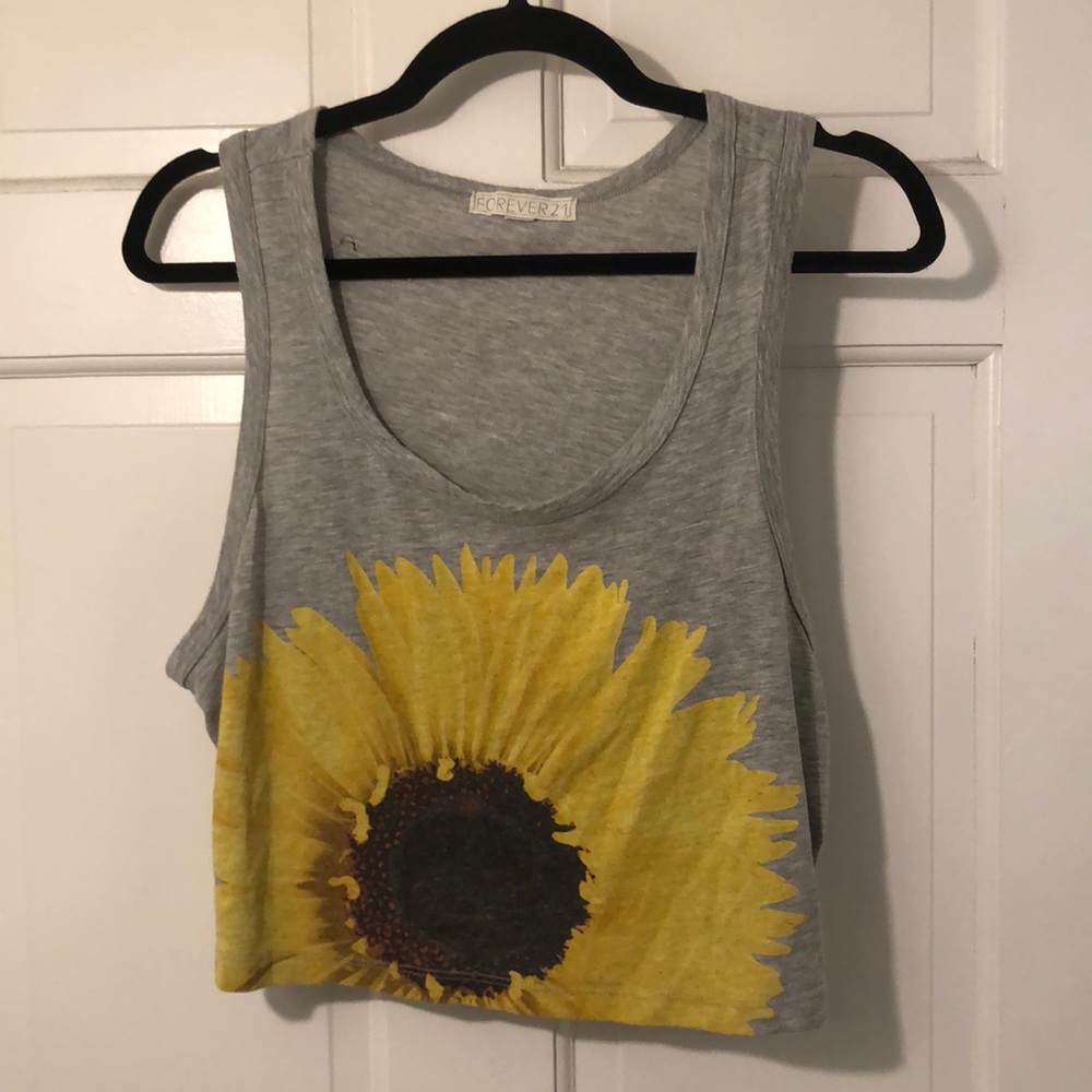 Sunflower crop top